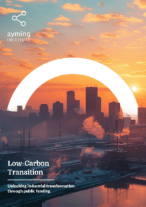 Cover for the whitepaper regarding low carbon